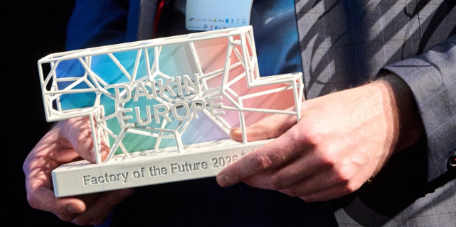 Daikin Oostende voor vierde maal op rij Factory of the Future