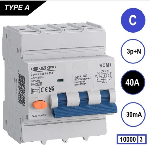 SEP RCD1 Type B al.schak 4p 125A 300mA 10kA